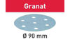 Disco abrasivo Granat STF D90/6 P80 GR/50