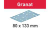 Foglio abrasivo Granat STF 80x133 P120 GR/100