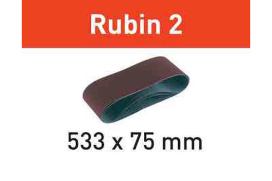 Nastro abrasivo Rubin 2 L533X 75-P40 RU2/10